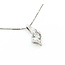 Pendant W/Chain Box Chain .25ct Round Diamond 14kw 17x6.5 18" 2.14g 225090019