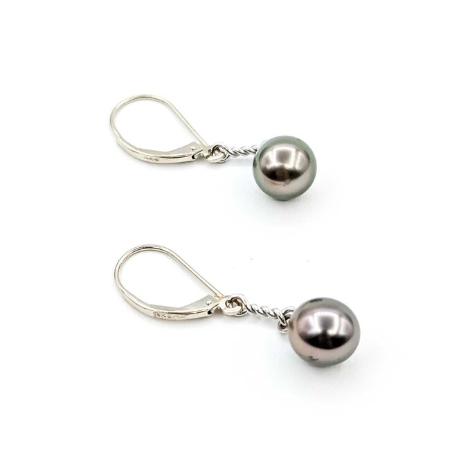 Earrings Drop 8.75mm Pearl 14kw 3g 225080015