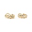 Earrings .25ctw Round Diamonds 14ky 6.5x18mm 4.55g 225090008