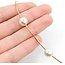 Necklace Station 9-10mm South Sea Pearls 18ky 16.5" 15.58g 225090016