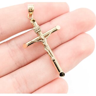 Pendant Crucifix 10ky 1.6x.88" 1.18g 125092007
