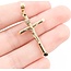 Pendant Crucifix 10ky 1.6x.88" 1.18g 125092007