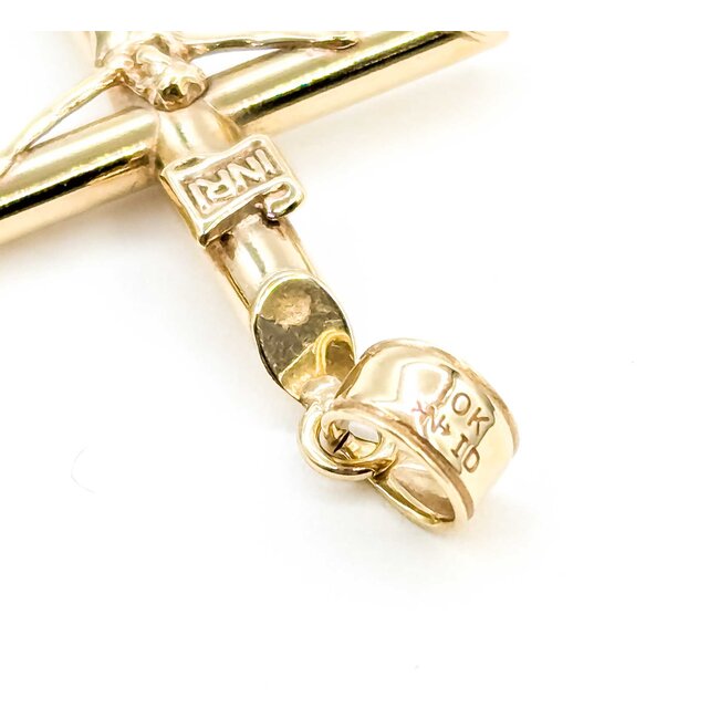 Pendant Crucifix 10ky 1.6x.88" 1.18g 125092007