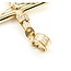 Pendant Crucifix 10ky 1.6x.88" 1.18g 125092007