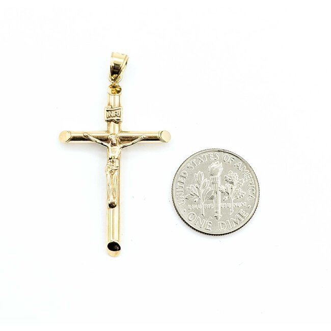 Pendant Crucifix 10ky 1.6x.88" 1.18g 125092007