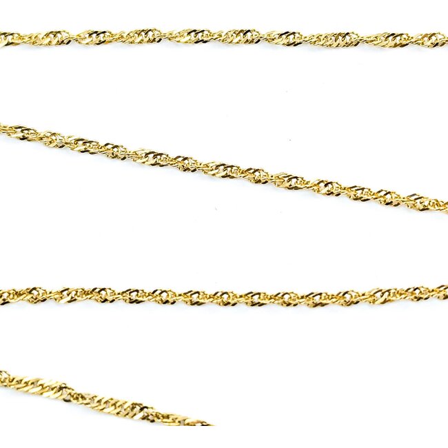 Necklace Rope Link Lobster Clasp 14ky 1.9mm 20" 3.33g 125092005
