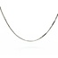 Necklace Box Link Lobster Clasp 14kw .7mm 18" 1.5g 125092004