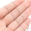 Necklace Box Link Lobster Clasp 14kw .7mm 18" 1.5g 125092004