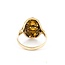 Ring Black Hills Gold Leaf Motif 10ktt 18mm Sz7 3.55g 125092034