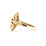 Ring Black Hills Gold Leaf Motif 10ktt 18mm Sz7 3.55g 125092034