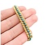 Bracelet Link Mesh 3mm Turquoise 18ky 8mm 7.5" 12.00g 225090023