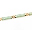 Bracelet Bezel Bar Set Jade 14ky 7.5mm 8" 15.7g 225090024