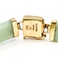 Bracelet Bezel Bar Set Jade 14ky 7.5mm 8" 15.7g 225090024