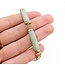 Bracelet Bezel Bar Set Jade 14ky 7.5mm 8" 15.7g 225090024