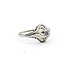 Ring Antique Engagement Filigree .43ct Old European Cut Diamond 18kw 1.9mm Sz7.25 2.33g 225090028