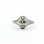 Ring Antique Engagement Filigree .43ct Old European Cut Diamond 18kw 1.9mm Sz7.25 2.33g 225090028