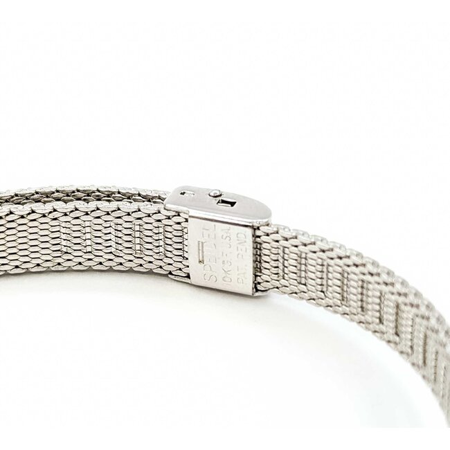 Watch Elgin Wind Up Wristwatch .06ctw Single Cut Diamonds 14kw 7.7g 225070140