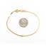 Bracelet S Link Spring Clasp 14ky 1.25mm 7" 1.68g 125092033