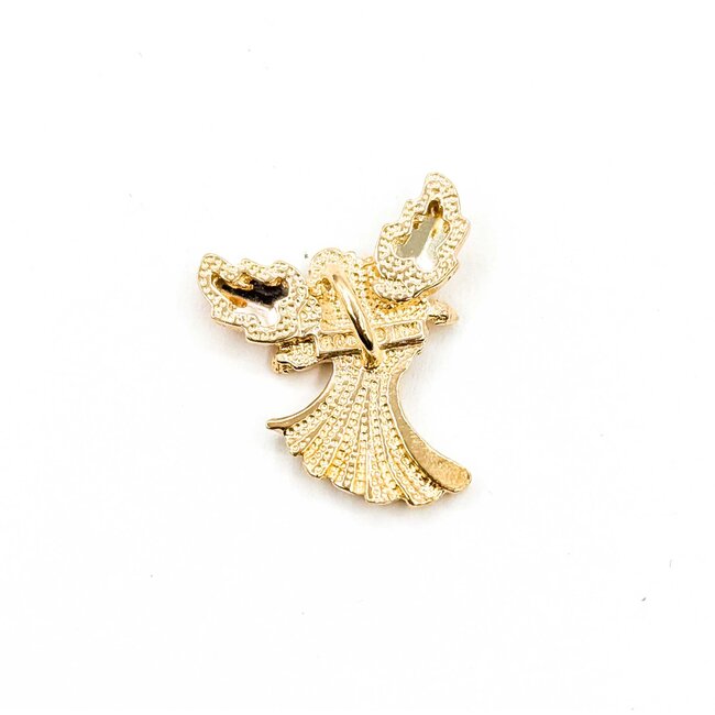 Pendant Black Hills Gold Angel 10ky 17x15mm 1.69g 125092036