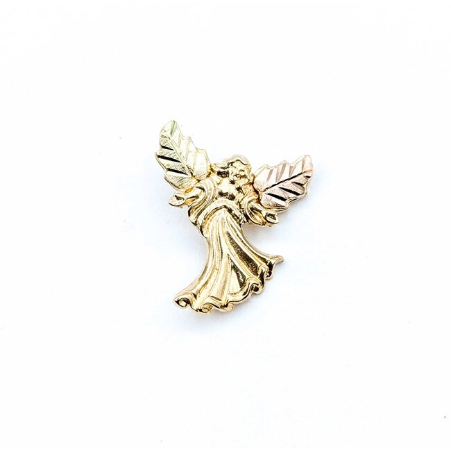 Pendant Black Hills Gold Angel 10ky 17x15mm 1.69g 125092036