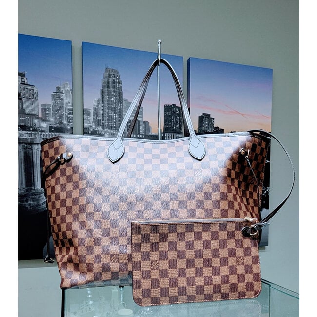 Handbag Louis Vuitton Neverfull Damier GM 125095089