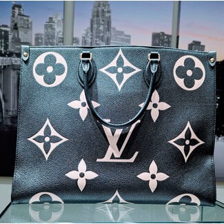 Handbag Louis Vuitton OnTheGo GM Bicolor Empreinte Monogram 125095095
