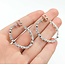 Earrings Ivanka Trump Inside/Outside Hoops 3.72ctw Round, Baguette & Marquise Diamonds 18kw 3mm 1.3x1.1" 8.37g 225090029