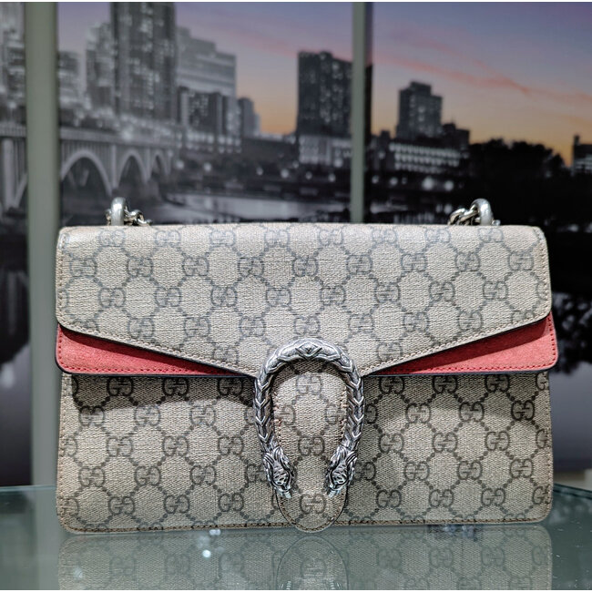 Handbag Gucci Dionysus Canvas & Suede Small 125095070