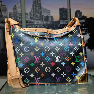 Handbag Louis Vuitton Boulogne Takashi Murakami Multicolor Black 125095104