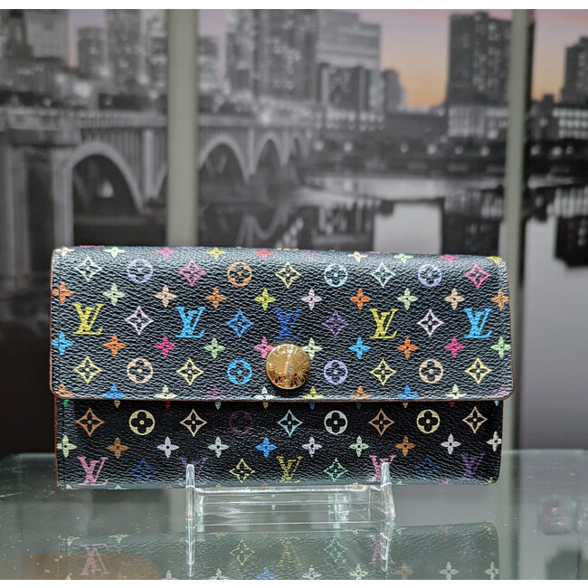 Wallet Louis Vuitton Sarah Takashi Murakami Multicolor Black 125095105