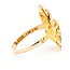 Ring Black Hills Gold Leaf Motif 10ktt 21mm Sz7 2.68g 125092035