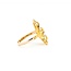 Ring Black Hills Gold Leaf Motif 10ktt 21mm Sz7 2.68g 125092035