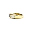 Ring 1.50ctw Round Diamonds 1.10ct Blue Sapphire 18ky sz6 7mm 124060164