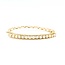 Bracelet Hinged Bangle 3.50mm Pearls 14ky 6.50" 10.10g 225070134