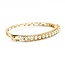 Bracelet Hinged Bangle 3.50mm Pearls 14ky 6.50" 10.10g 225070134