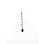 Pendant Dangle 1.65ctw Round, Marquise & Pear Diamonds 1.75ct Cornflower Blue Sapphire 18kw 2.25x.25" 5.67g 125090009