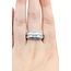Ring Milgrain 2ctw Princess Diamonds 10kw 10.49mm Sz9.75 7.47g 125090053