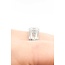 Ring Milgrain 2ctw Princess Diamonds 10kw 10.49mm Sz9.75 7.47g 125090053