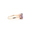 Ring Accented 0.05ctw Round Diamonds 1.70ct Purple Amethyst 10kr 2mm Sz8 2.65g 125090048