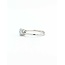 Ring Accented 0.10ctw Round Diamonds .75ct Aquamarine 14kw Sz6 1.76g 125090047
