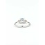 Ring Accented 0.10ctw Round Diamonds .75ct Aquamarine 14kw Sz6 1.76g 125090047