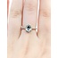 Ring Halo 0.29ctw Round Diamonds .98ct Aquamarine 14ky 10x8mm Halo Sz7 2.83g 125090046