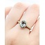 Ring Halo 0.29ctw Round Diamonds .98ct Aquamarine 14ky 10x8mm Halo Sz7 2.83g 125090046