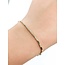 Bracelet Bar Link 0.5ctw Round Diamonds 14ky 1.8mm 7.25" 4.18g 125090036