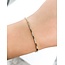 Bracelet Bar Link 0.5ctw Round Diamonds 14ky 1.8mm 7.25" 4.18g 125090036