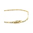 Bracelet Bar Link 0.5ctw Round Diamonds 14ky 1.8mm 7.25" 4.18g 125090036