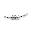 Bracelet Tennis 1ctw Round Diamonds 14kw 2.6mm 8" 7.23g 125090037
