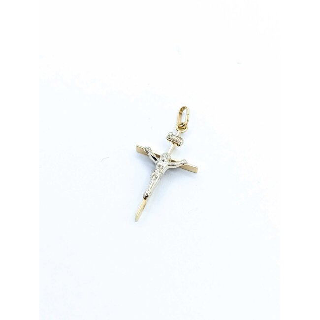 Pendant Crucifix 14ky 1.1x.5" .70g 125092048