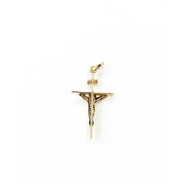 Pendant Crucifix 14ky 1.1x.5" .70g 125092048