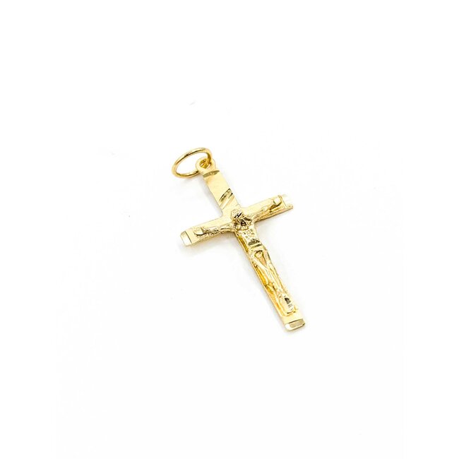 Pendant Crucifix 14ky 1.25x.6" 1.14g 125092047
